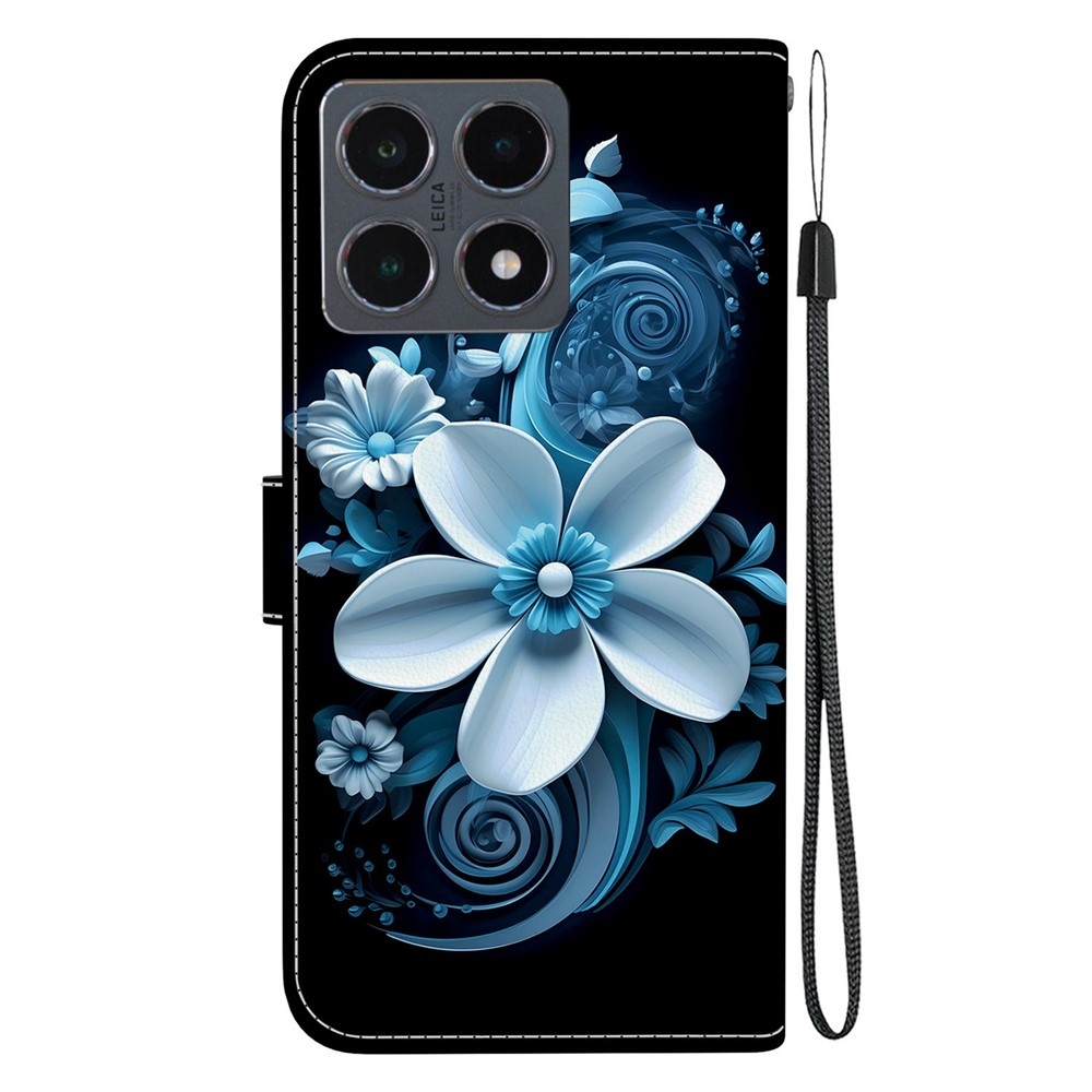 Versatile knižkové púzdro na Xiaomi 15T - orchidea