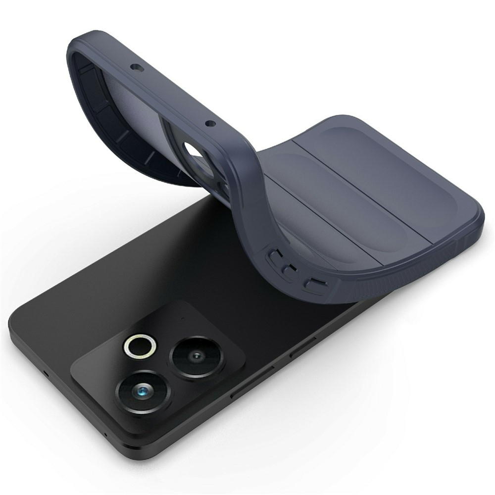 Rugg odolný gélový obal na Realme 14T 5G - tmavomodrý