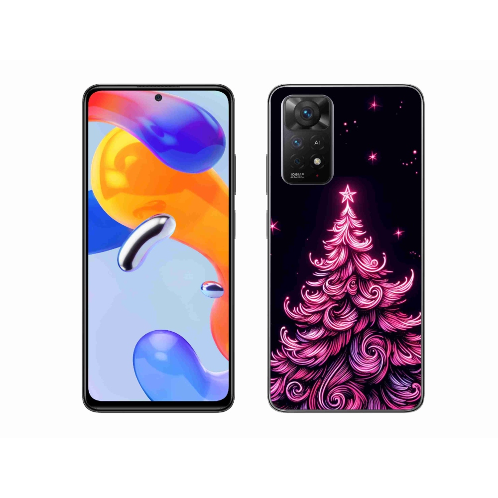 Gélový kryt mmCase na Xiaomi Redmi Note 11 Pro 4G/5G - neónový vianočný stromček 2