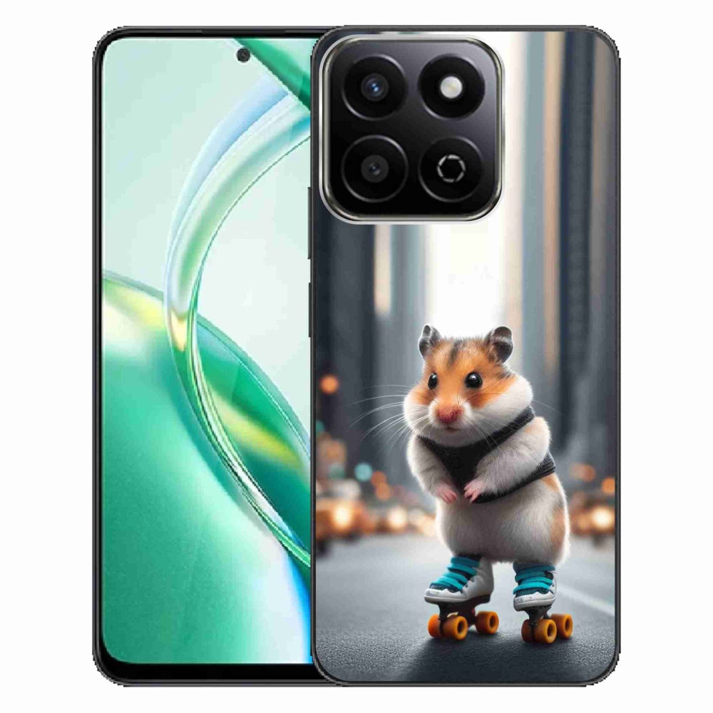 Gélový kryt mmCase na Honor 200 Smart 5G - škrečok na korčuliach