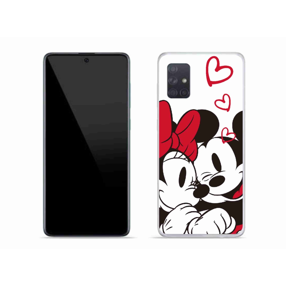 Gélový kryt mmCase na Samsung Galaxy A71 - mínnie a mickey