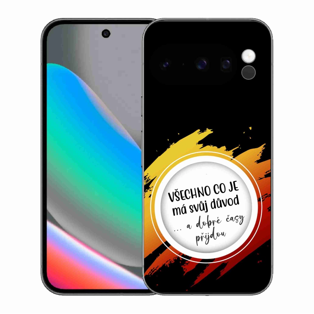 Gélový kryt mmCase na Google Pixel 10 Pro - citát 3 čierne pozadie