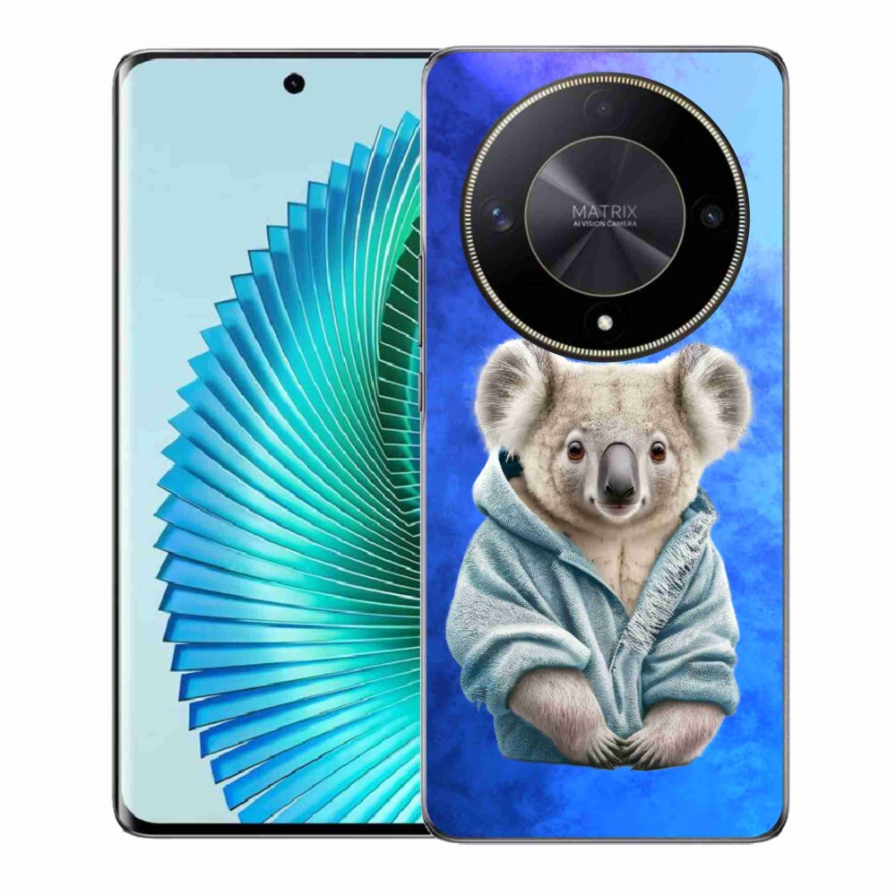 Gélový kryt mmCase na Honor Magic 6 Lite 5G - koala vo svetri