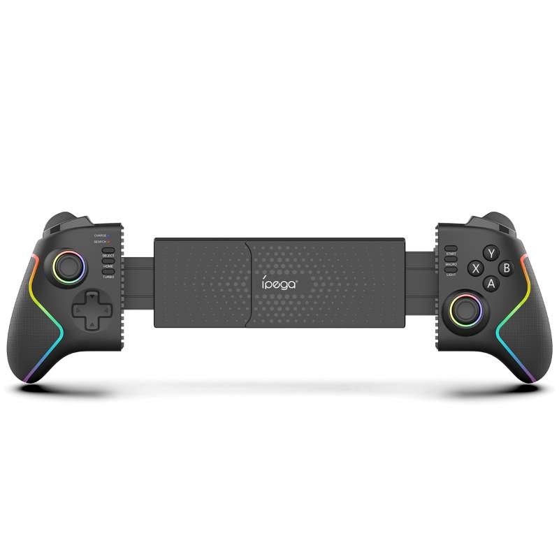 iPega 9122 Bezdrôtový naťahovací RGB gamepad pre Android/iOS/PS3/PS4/PC čierny
