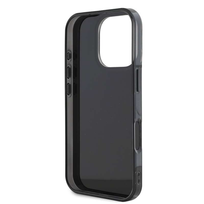 AMG Carbon Pattern Zadný Kryt pre iPhone 16 Pro Max Black