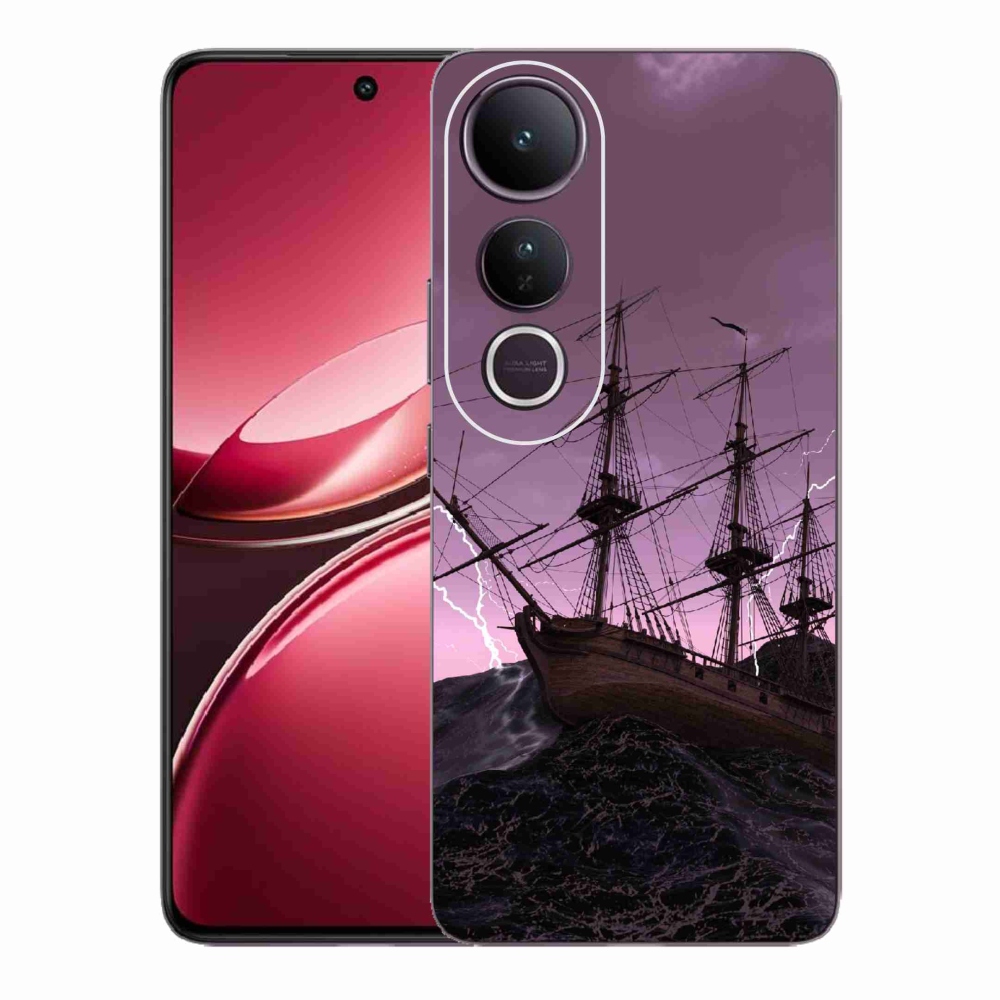 Gélový kryt mmCase na Vivo V50 Lite 4G/5G - loď v búrke