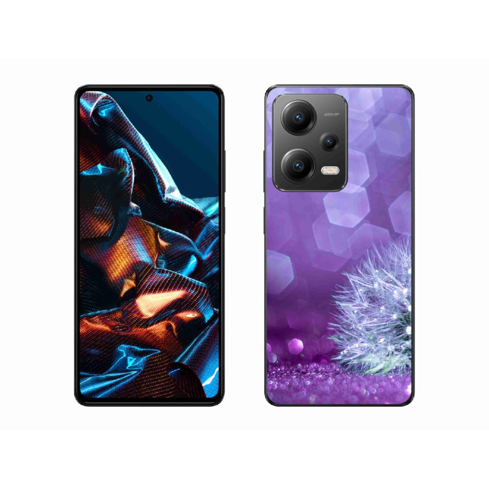 Gélový kryt mmCase na mobil Xiaomi Redmi Note 12 Pro 5G - odkvitnutá púpava 2