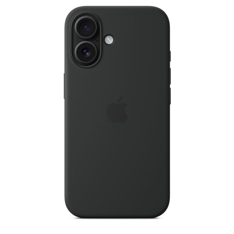 MYY13ZM/A Apple Silikónový Kryt vr. Magsafe pre iPhone 16 Black