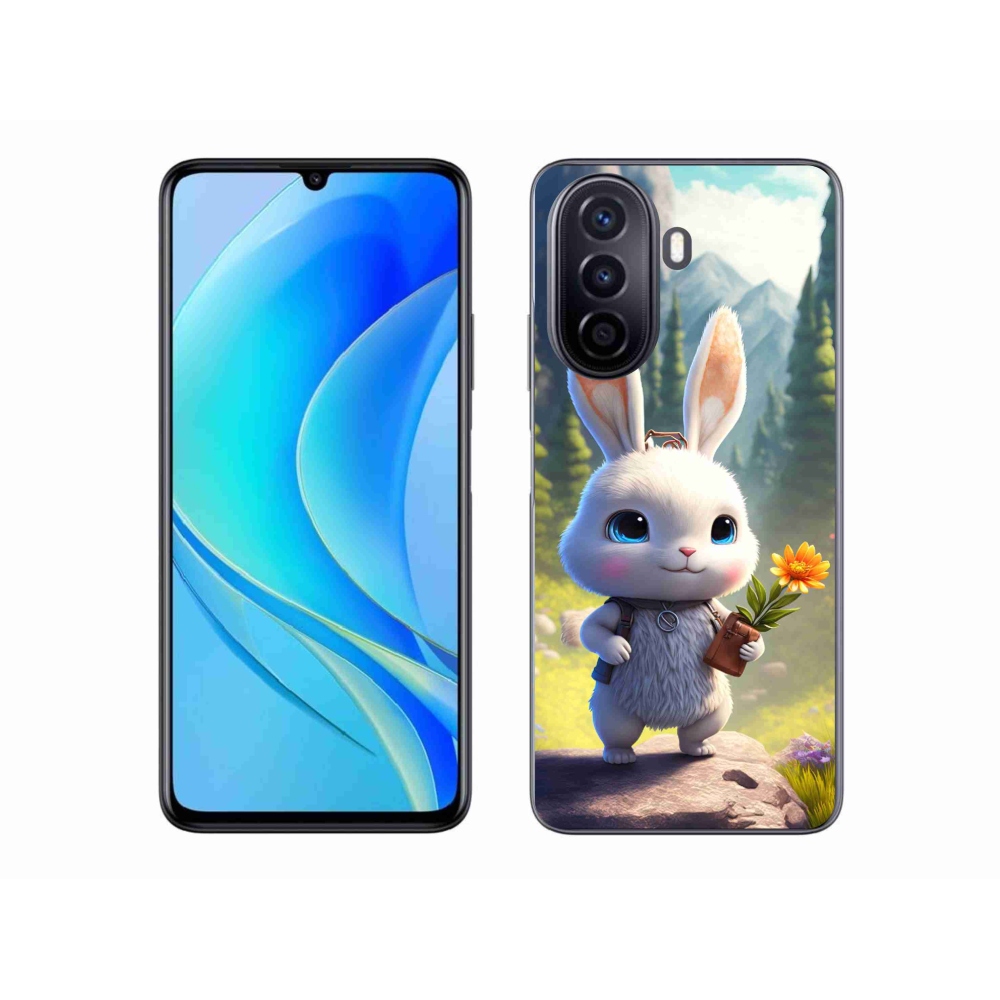 Gelový kryt mmCase na Huawei Nova Y70 - roztomilý králíček