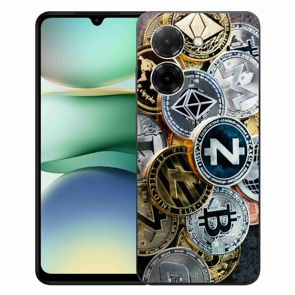 Gélový kryt mmCase na Xiaomi Redmi A5 (171.7x77.8x8.3mm) - kryptomeny