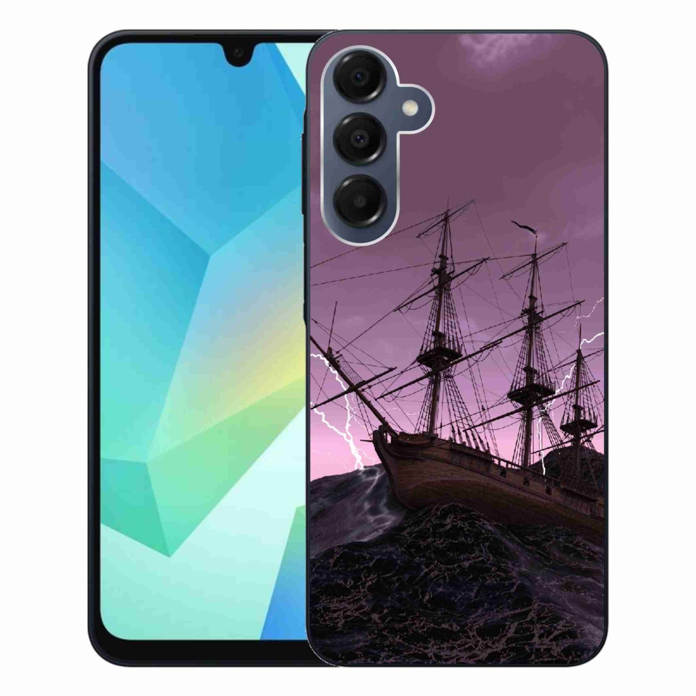 Gélový kryt mmCase na Samsung Galaxy A16 4G/5G - loď v búrke