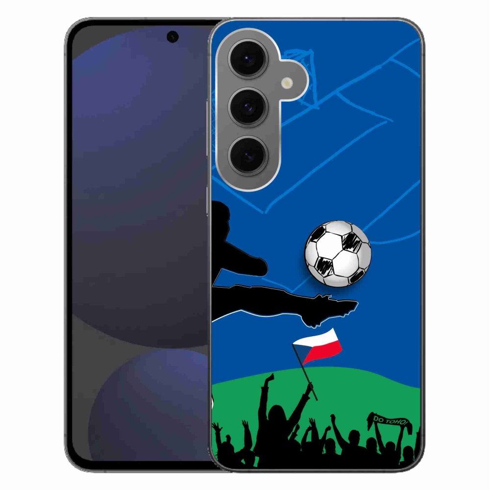 Gélový kryt mmCase na Samsung Galaxy S24 FE - fanúšikovia futbalu
