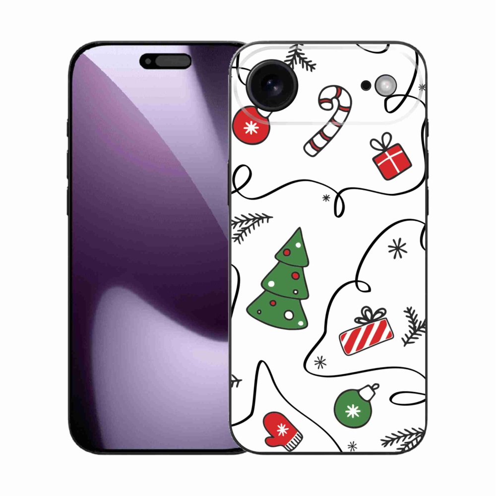 Gélový kryt mmCase na iPhone 17 Air - vianočné motívy