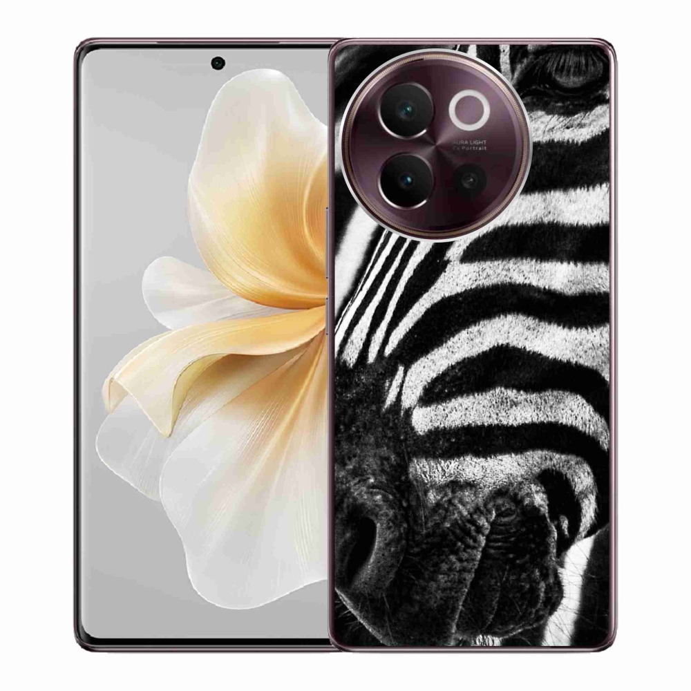 Gélový kryt mmCase na Vivo V40 Lite 5G - zebra