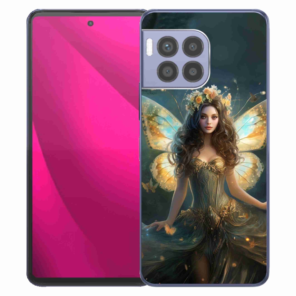 Gélový kryt mmCase na T-Mobile T Phone 2 Pro - motýlia žena