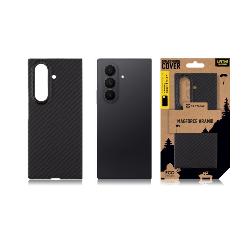 Taktický kryt MagForce Aramid pre Samsung Galaxy Z Fold 7 Black