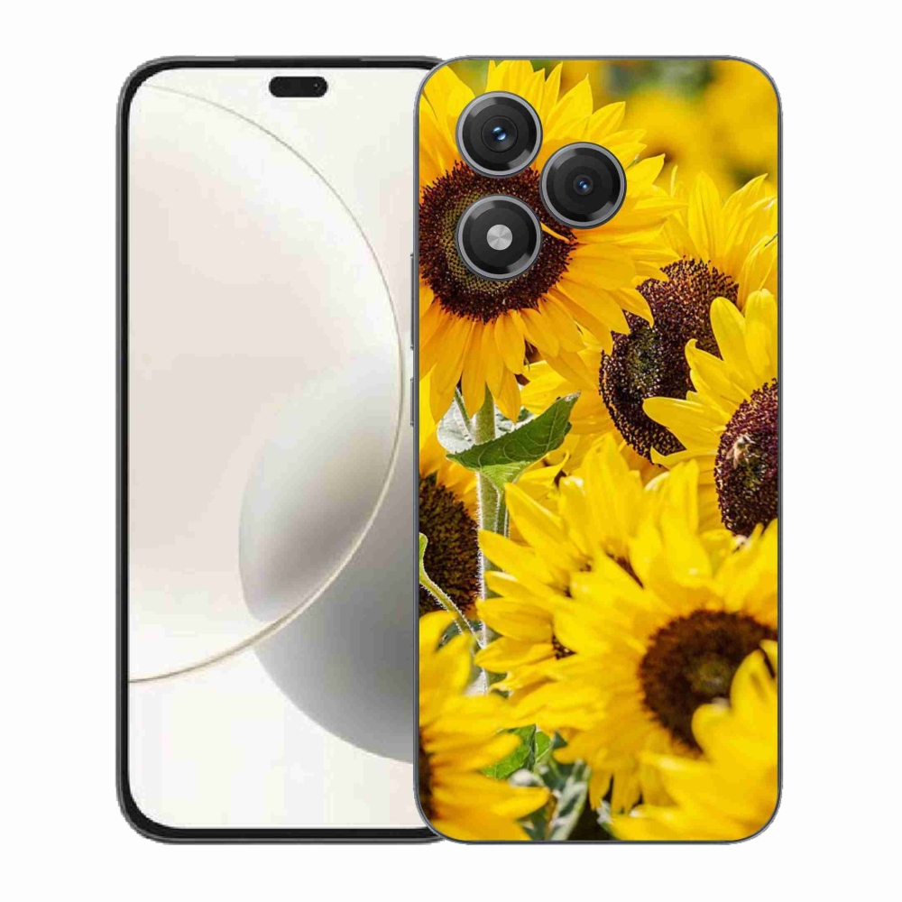 Gélový kryt mmCase na Honor 400 Lite - slnečnica