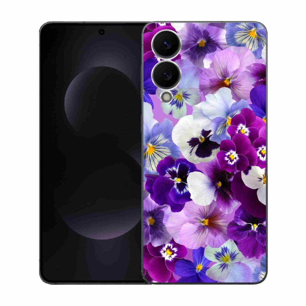 Gélový kryt mmCase na Samsung Galaxy S25 Edge - kvety 9