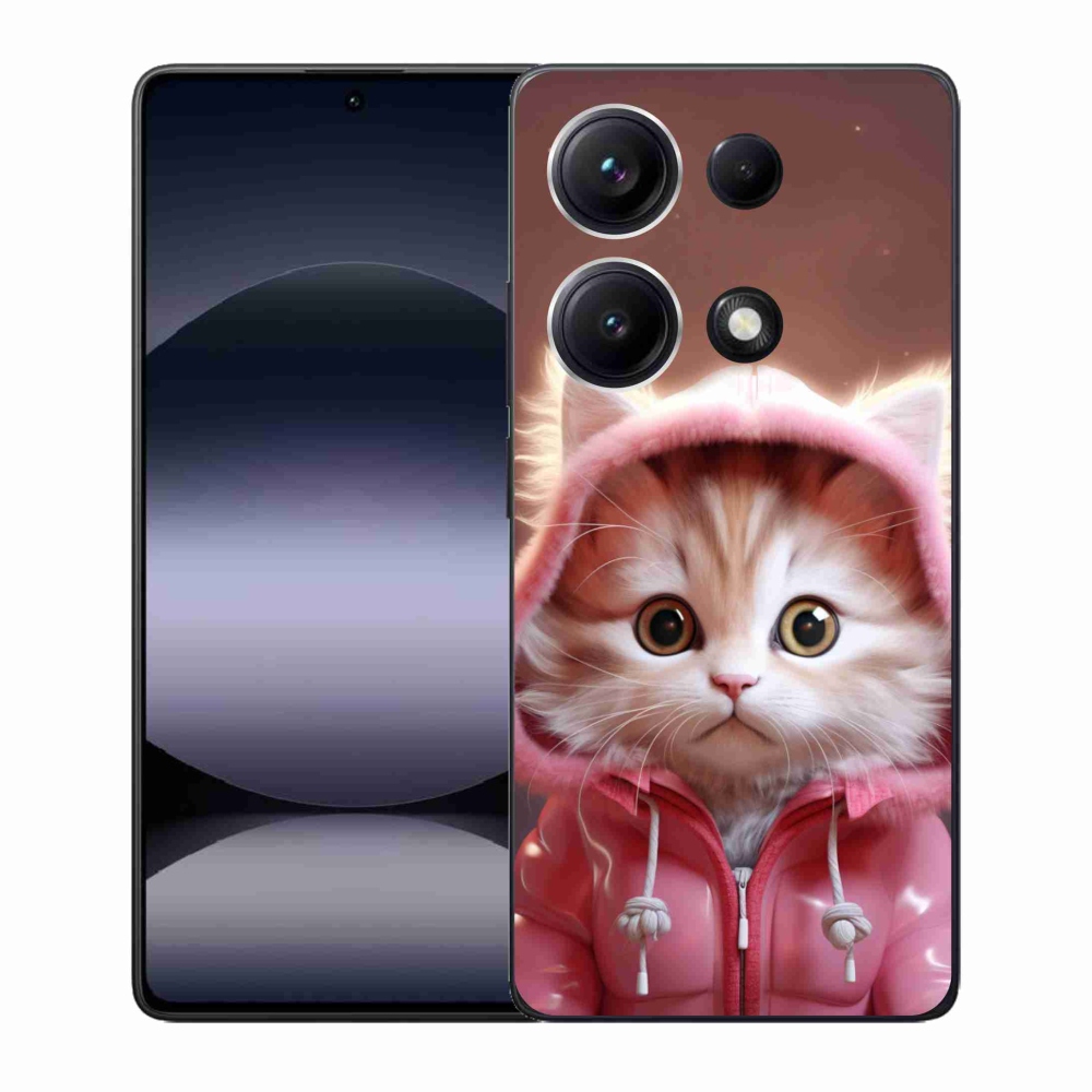 Gélový kryt mmCase na Xiaomi Redmi Note 14S - roztomilé mačiatko 3