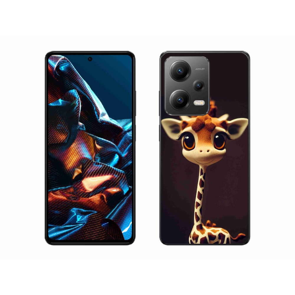 Gélový kryt mmCase na Xiaomi Redmi Note 12 Pro 5G - malá žirafa