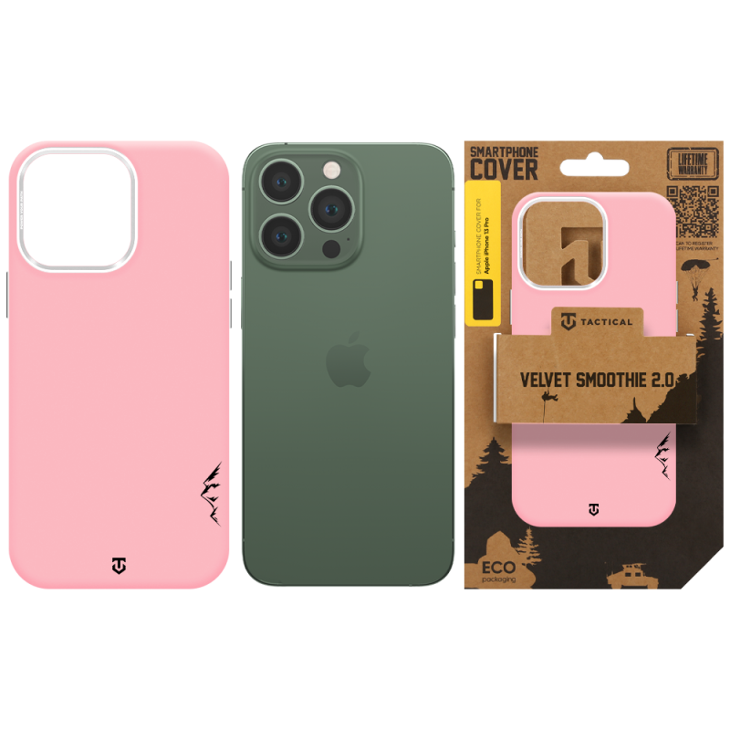Tactical MagForce Velvet Smoothie 2.0 – puzdro pre Apple iPhone 13 Pro Pink Panther