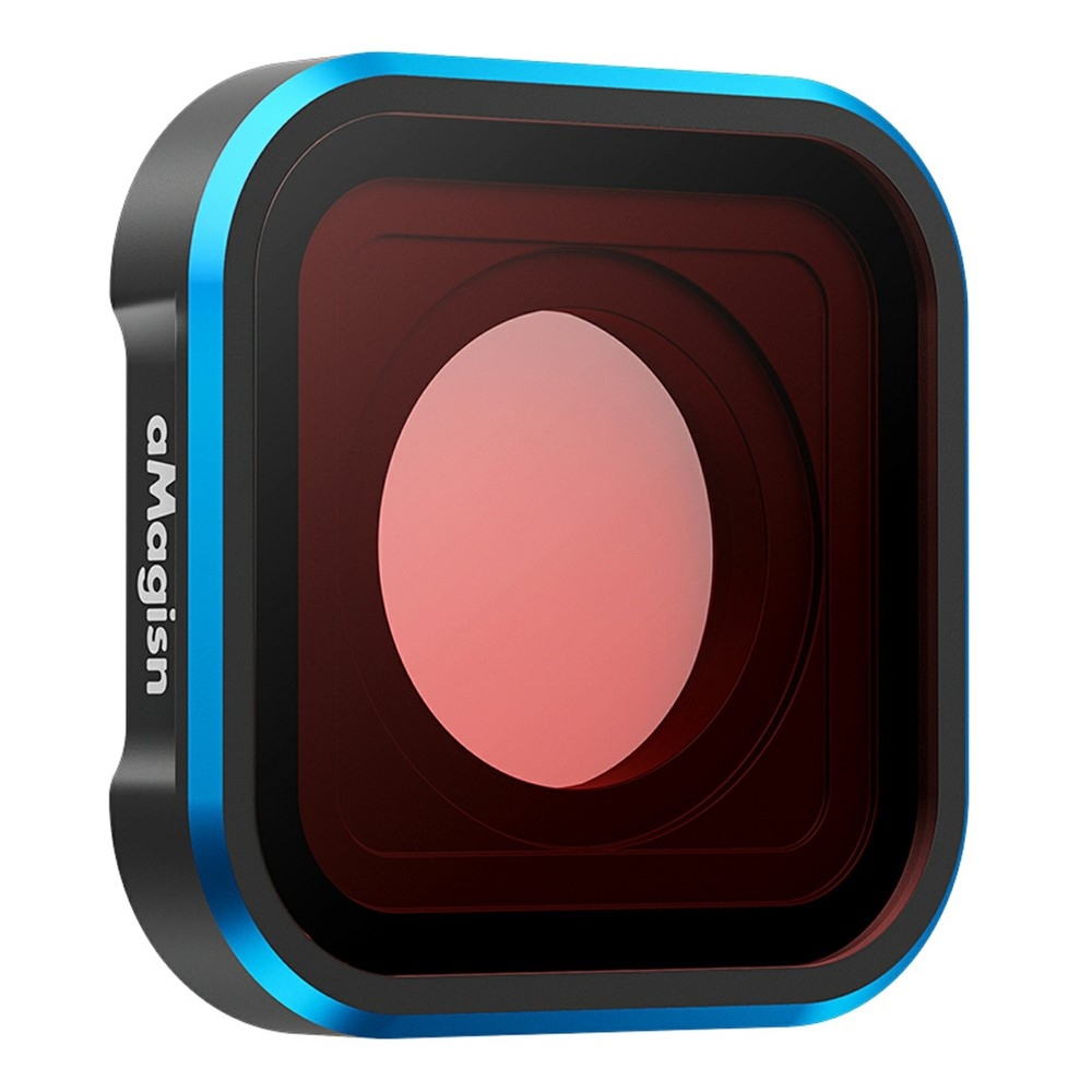 AMAGISN potápačský filter svetlo červený pre GoPro Hero 13/12/11/11 Mini/10/9