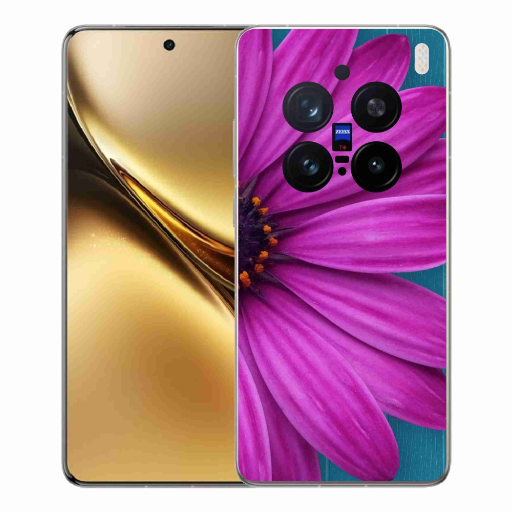 Gélový kryt mmCase na Vivo X200 Pro 5G - fialová margaréta