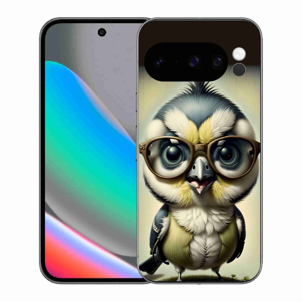Gélový kryt mmCase na Google Pixel 10 Pro - mláďa s okuliarmi