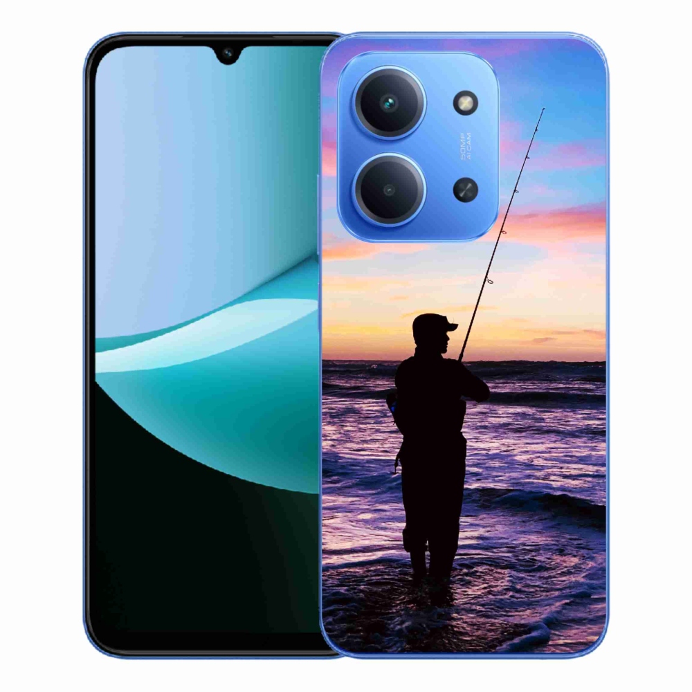 Gélový kryt mmCase na Xiaomi Redmi 15C 4G/5G (173mm) - rybárčenie 1