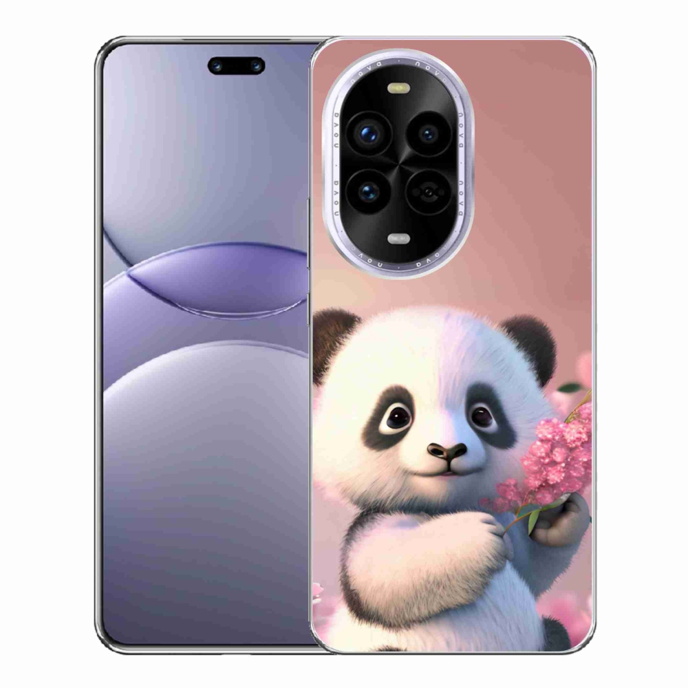 Gélový kryt mmCase na Huawei Nova 13 Pro 5G - roztomilá panda