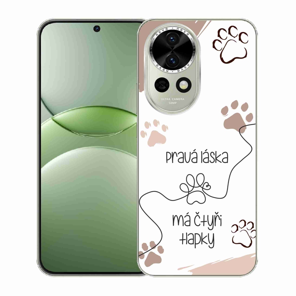 Gélový kryt mmCase na Huawei Nova 13 5G - psí motív 1 biele pozadie