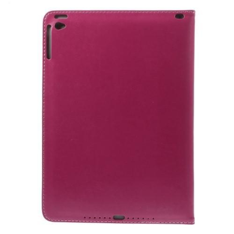 Kuší PU kožené puzdro so stojanom na iPad Air 2 - rose