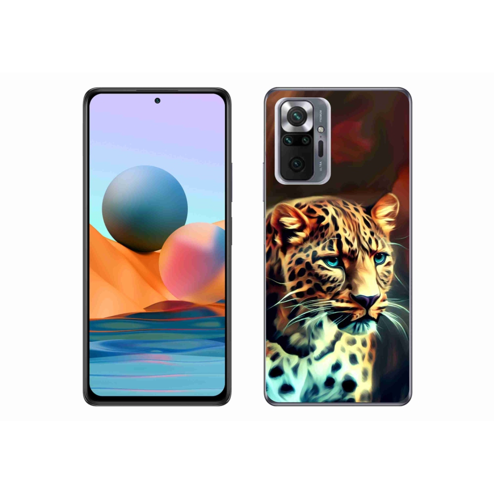 Gélový kryt mmCase na Xiaomi Redmi Note 10 Pro - leopard