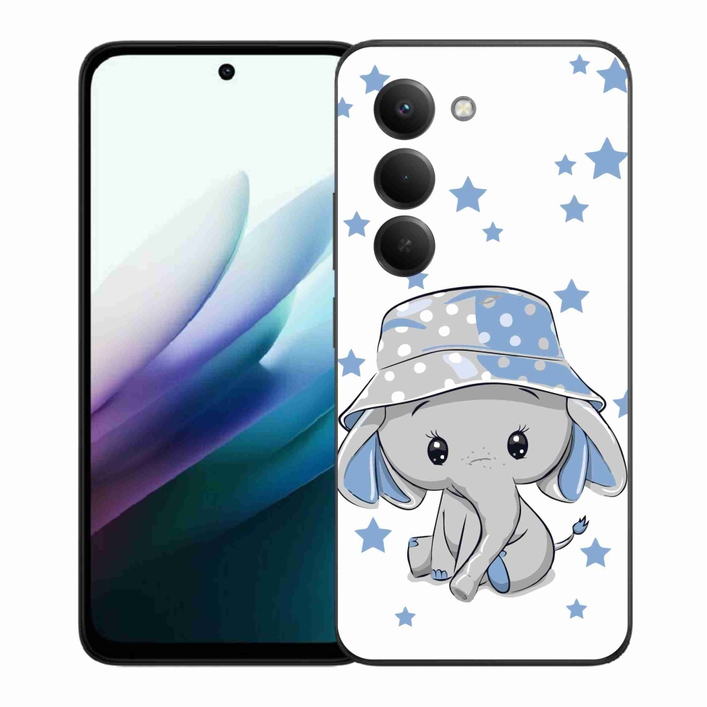 Gélový kryt mmCase na Xiaomi Redmi 15 4G/5G (171mm) - modrý slon