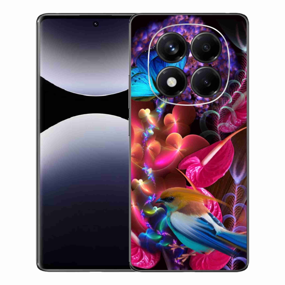 Gélový kryt mmCase na Xiaomi Redmi Note 14 Pro - farebné kvety