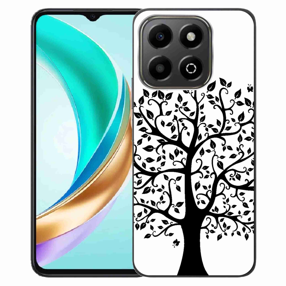 Gélový kryt mmCase na Honor X6b - čiernobiely strom