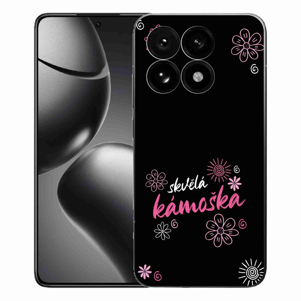 Gélový kryt mmCase na Xiaomi 15T - skvelá kamoška čierne pozadie