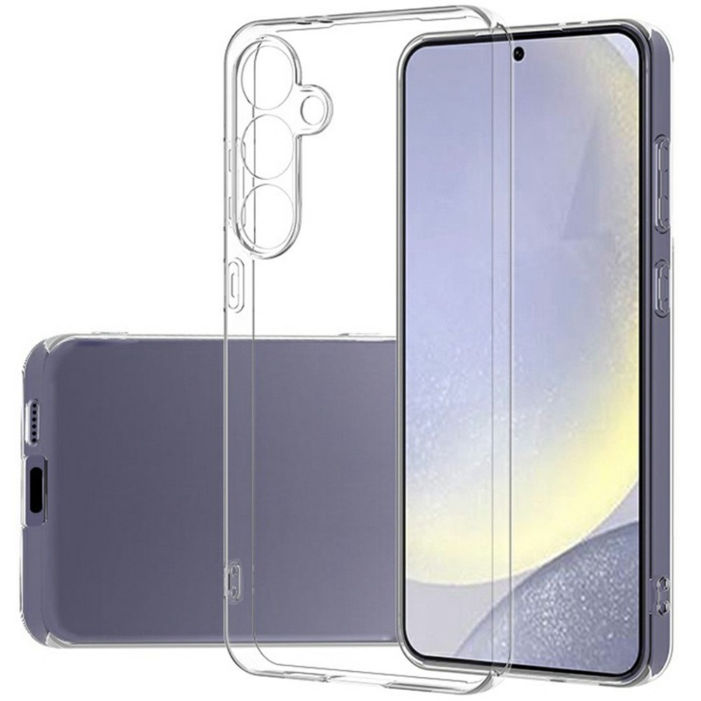 Priehľadný gélový obal na mobil Samsung Galaxy S25 FE - priehľadný