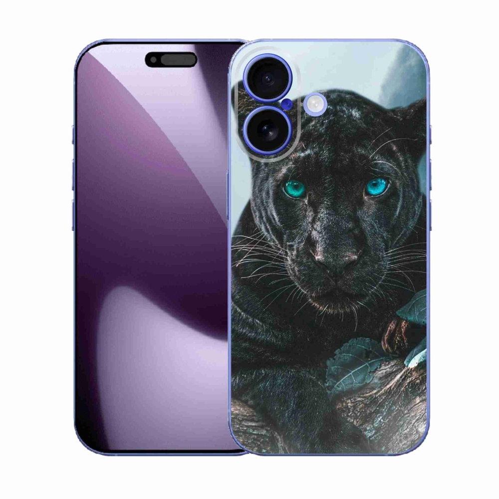 Gélový kryt mmCase na iPhone 17 - čierny panter
