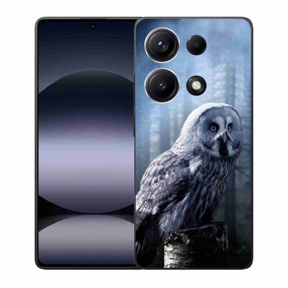 Gélový kryt mmCase na Xiaomi Redmi Note 14S - sova