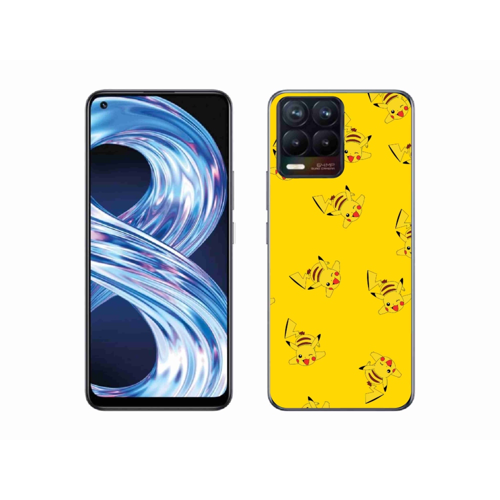 Gélový kryt mmCase na Realme 8 Pro - pikachu