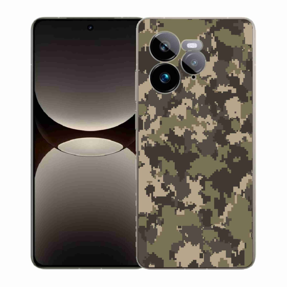 Gélový kryt mmCase na Realme GT 7 Pro 5G - maskáčový vzor 12