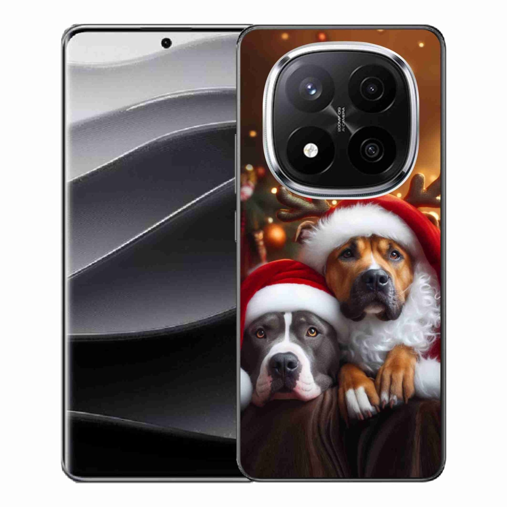 Gélový kryt mmCase na Xiaomi Redmi Note 14 Pro+ 5G - vianočné psy