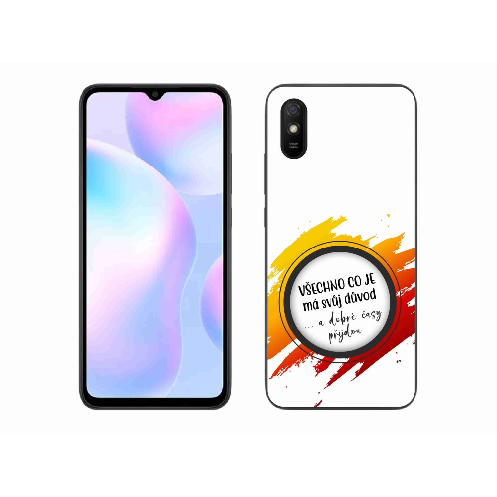 Gélový kryt mmCase na Xiaomi Redmi 9AT - citát 3 biele pozadie
