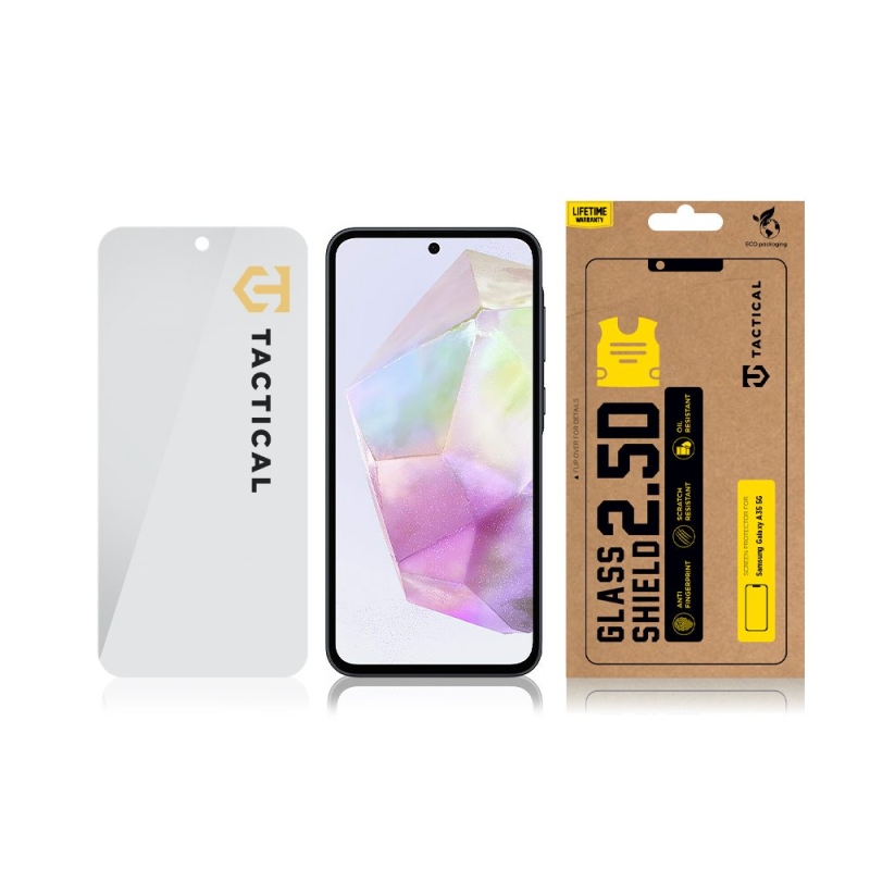 Tactical Glass Shield 2.5D sklo pre Samsung Galaxy A35 5G Clear