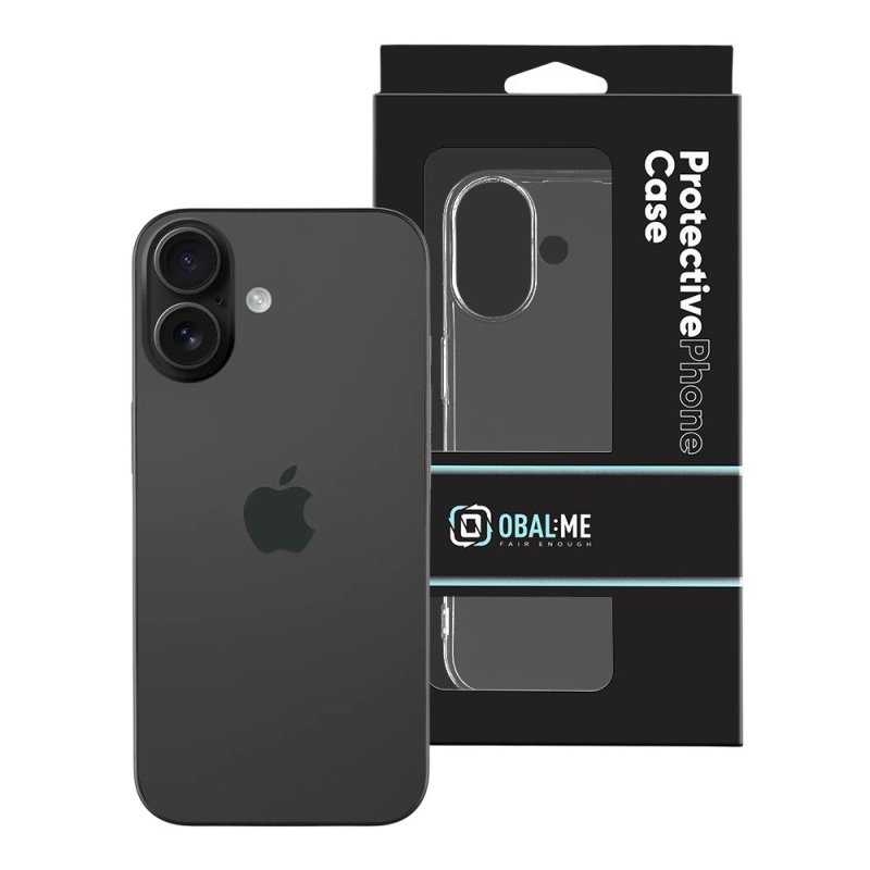 OBAL:ME TPU kryt pre Apple iPhone 17 Transparent