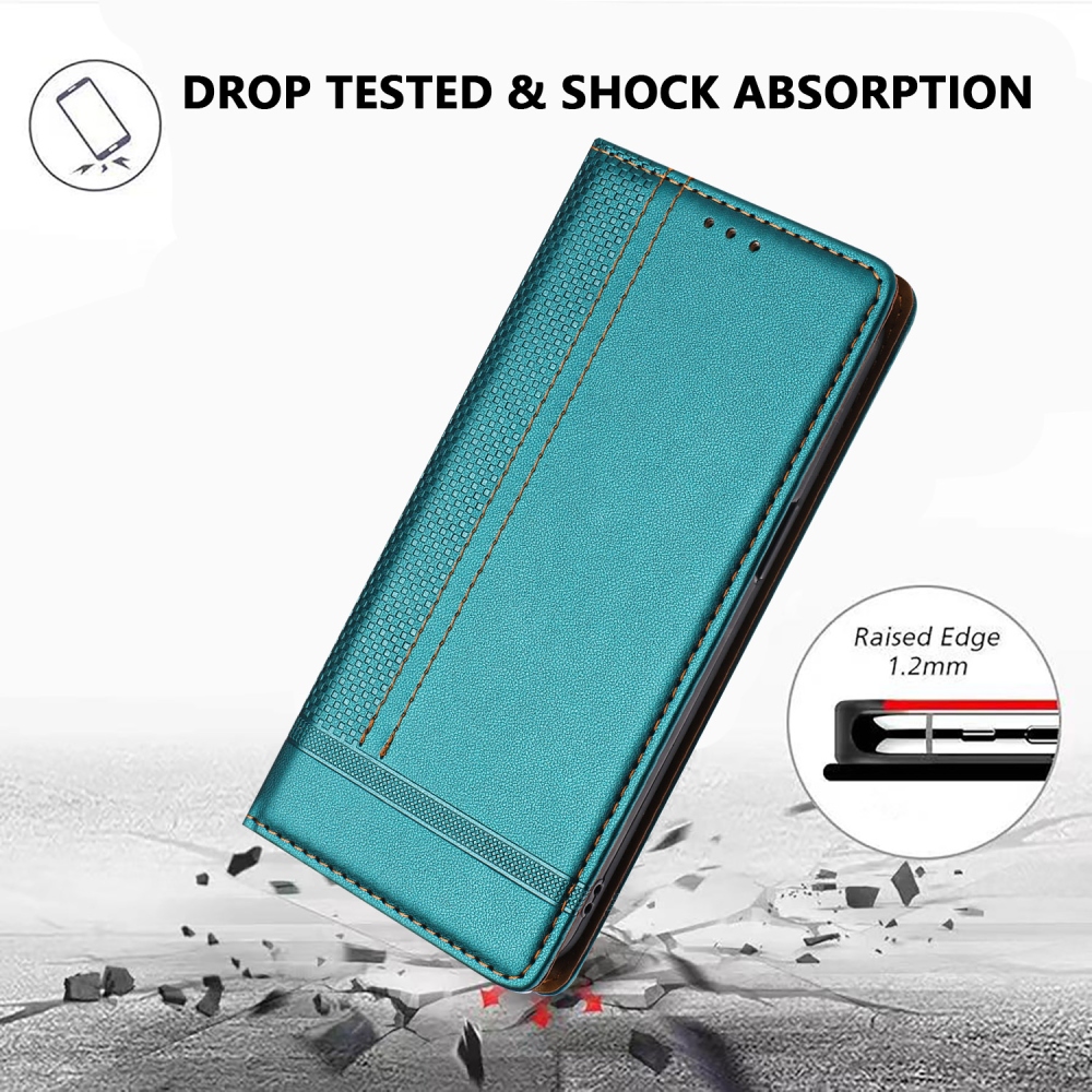 L-Shaped knižkové púzdro na Xiaomi 17 Ultra - zelené