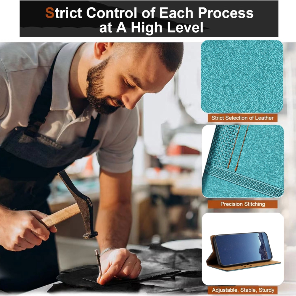 L-Shaped knižkové púzdro na Xiaomi 17 Ultra - zelené