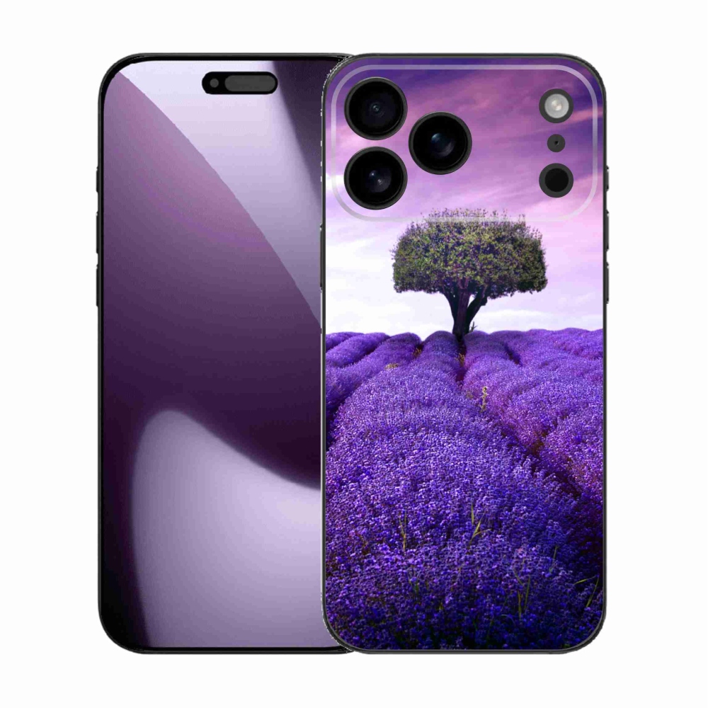 Gélový kryt mmCase na iPhone 17 Pro Max - levanduľová lúka