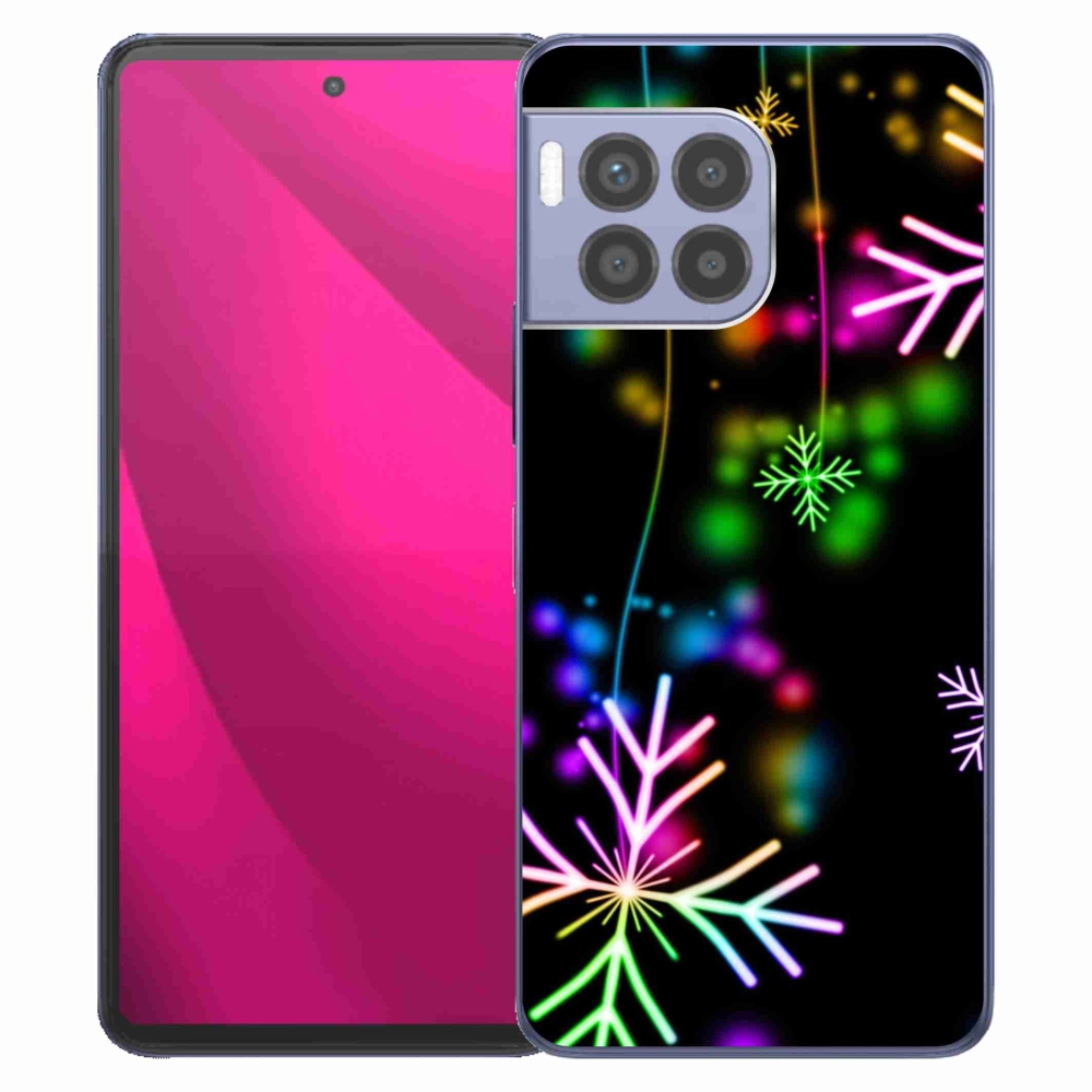 Gélový kryt mmCase na T-Mobile T Phone 2 Pro - farebné vločky